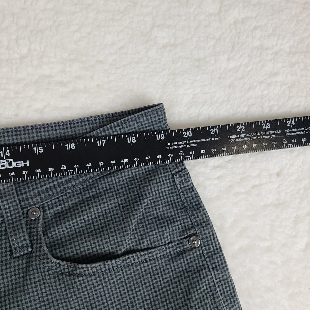 AG‎ Adriano Goldschmied Pants Mens 38x34 Gray Black The Everett Slim Straight
